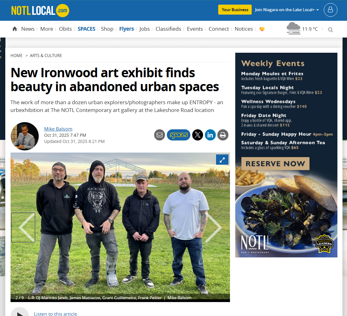 New Ironwood art exhibit finds beauty in abandoned urban spaces