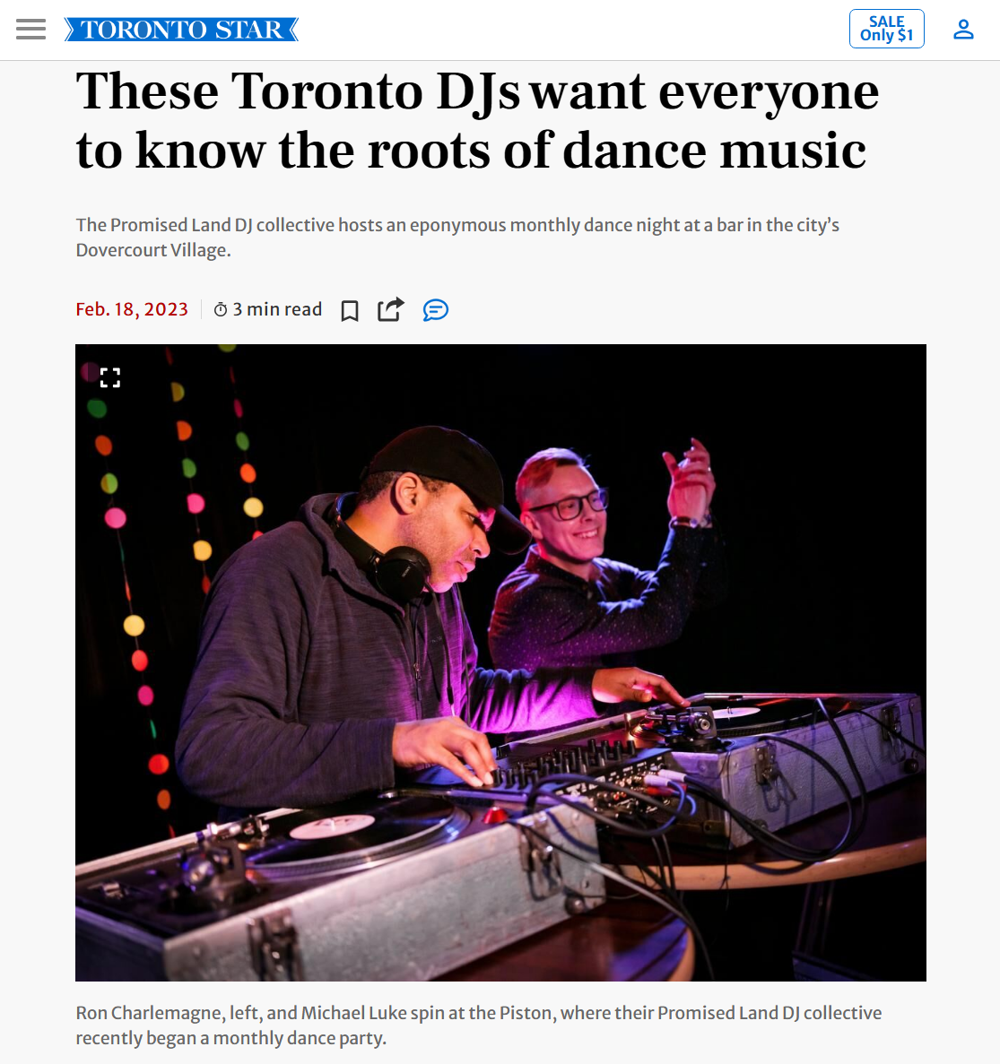 These Toronto DJs want everyone to know the roots of dance music